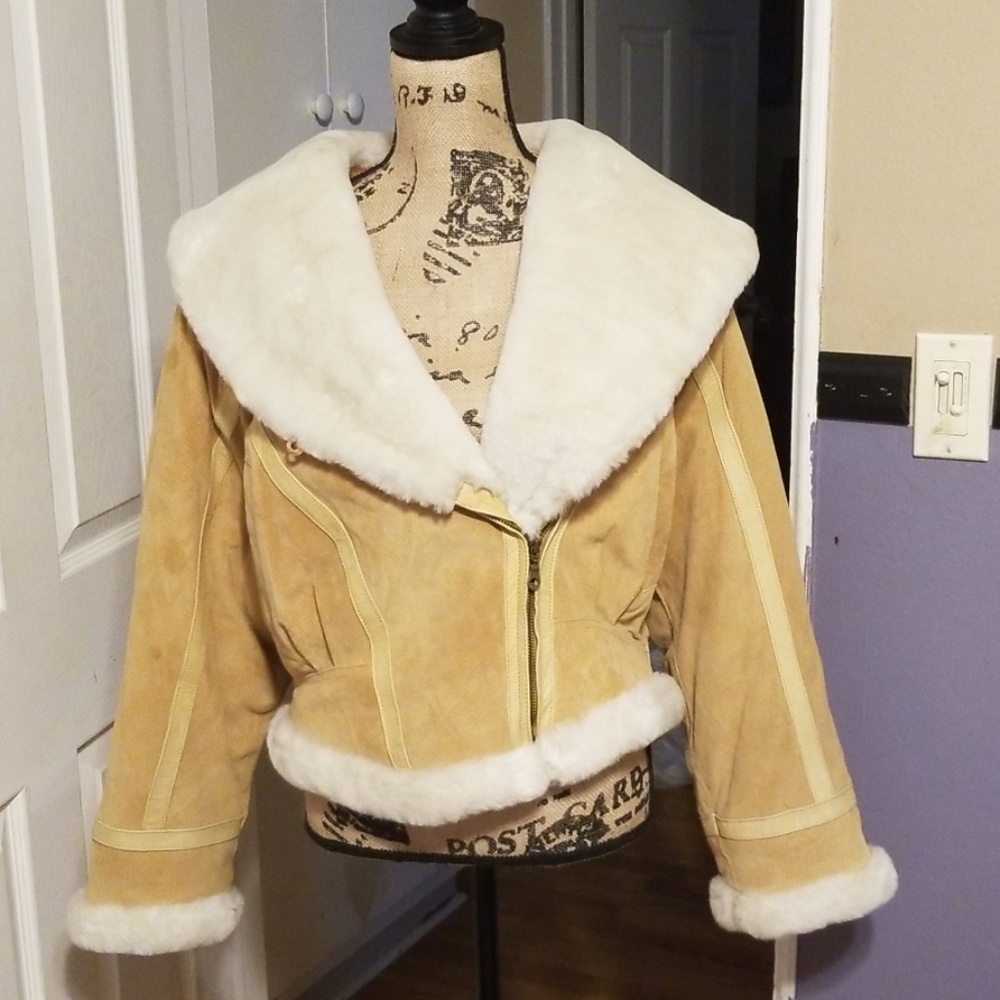 90s Vintage Leather Jacket from Wilsons